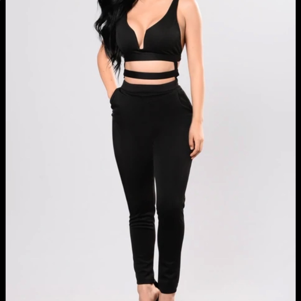 Fashion Nova midnight jumpsuit